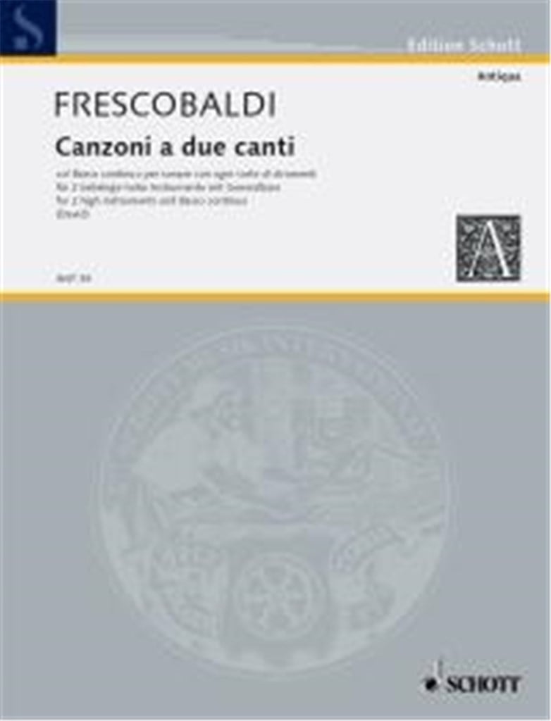 Canzoni a due canti col basso continuo